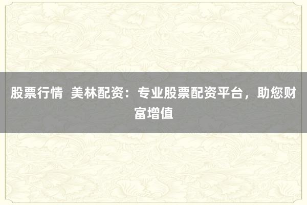 股票行情  美林配资：专业股票配资平台，助您财富增值